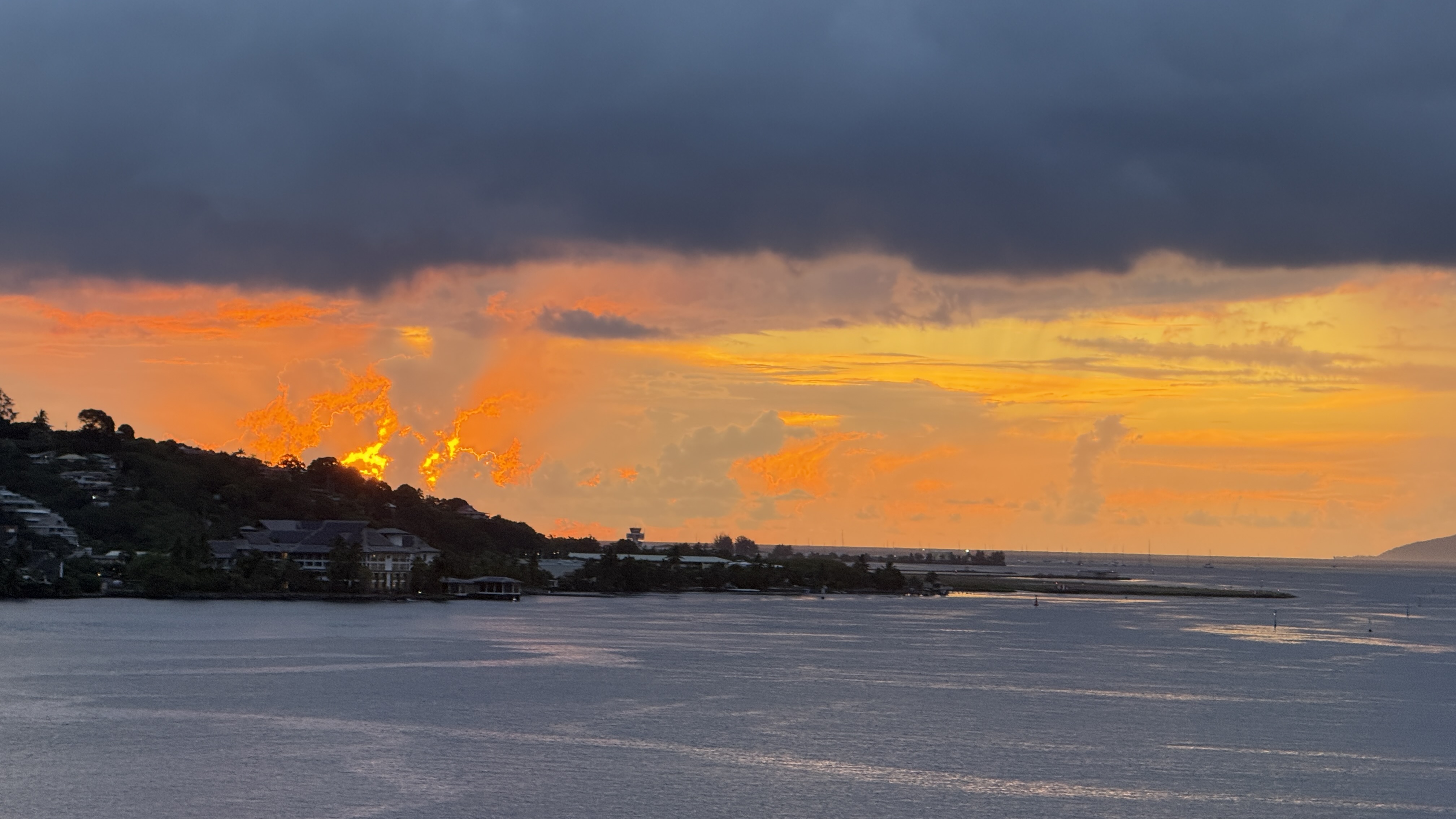 Sonnenuntergang auf dem Meer